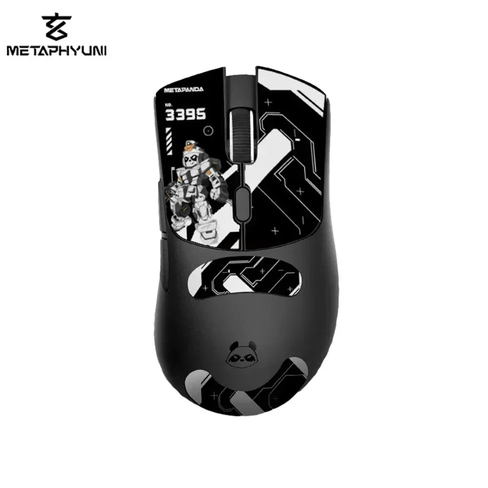 Metaphyuni Metapanda P1 belaidė pelė P1 Pro Max Paw3395L, mažos delsos, lengva e. sporto žaidimų pelė, ergonomiška, PC žaidėjui skirta dovana
