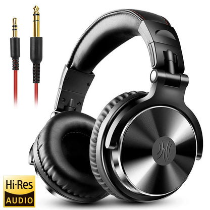OneOdio Over Ear Headphones HiFi Studio DJ Headphones Wired Gaming Headset with Mic, Professional Monitor Headphones for PC, Phone & Music Production
