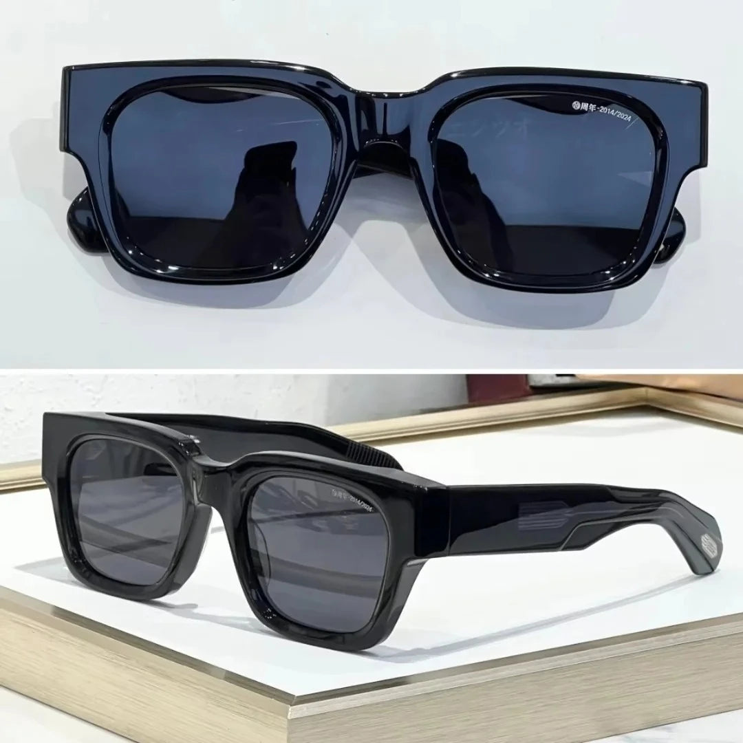 ENZO EPOXY 10th Anniversary Edition Large 51 Size Frame Red Turtle Shell Green Handcrafted Japanese Sunglasses