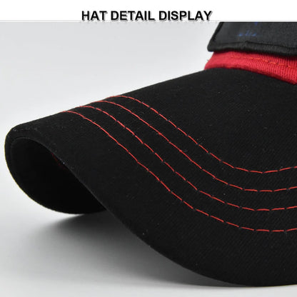 Anime Patch Baseball Caps Men Women Snapback Hats Streetwear Hip Hop Visor Caps Mesh Breathable Dad Sun Hat Unisex Trucker Hats