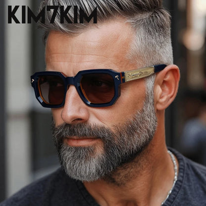 Polarized Square Punk Sunglasses Men 2026 Luxury Brand Classic Rectangle Sunglass UV400 Driving Eyewear Fashion Outdoor Shades