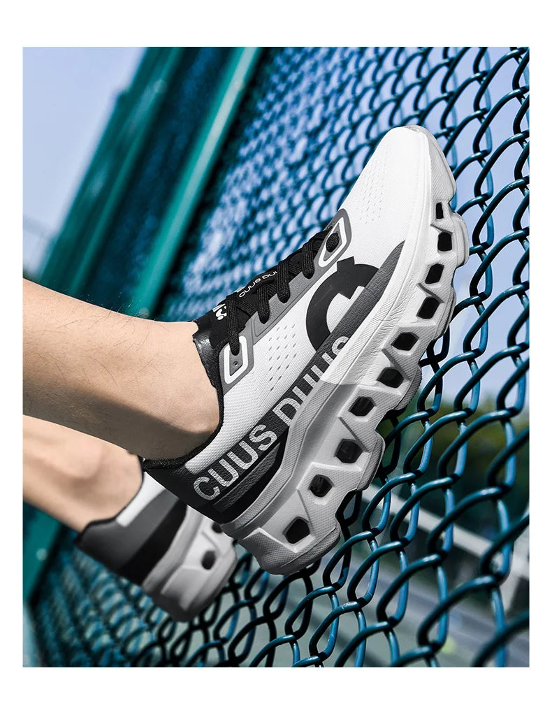Men's Running Shoes Off-road Shoes Cushioning Jogging Non-Slip Breathable Mesh Luxury shoes Outdoor Couple Trainer Race Sneakers