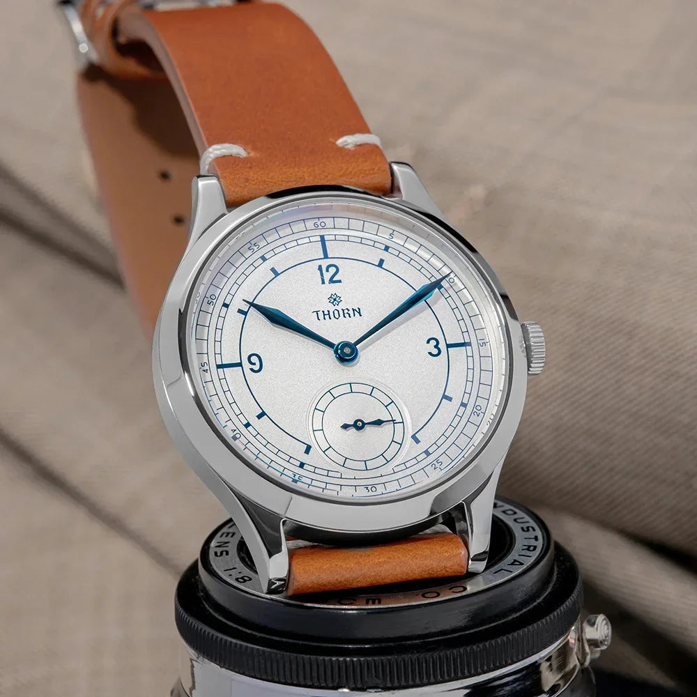 Thorn T001 Quartz Watch Fashion Sapphire Waterproof Grilled Men Watch VD78 Movement 316L Stainless Steel Business Luxurys Watch