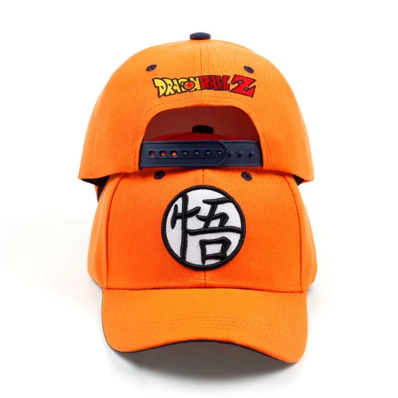 Dragon Ball Son Goku Unisex Gui Wu Embroidery Baseball Caps Spring and Autumn Outdoor Adjustable Casual Hats Sunscreen Hat