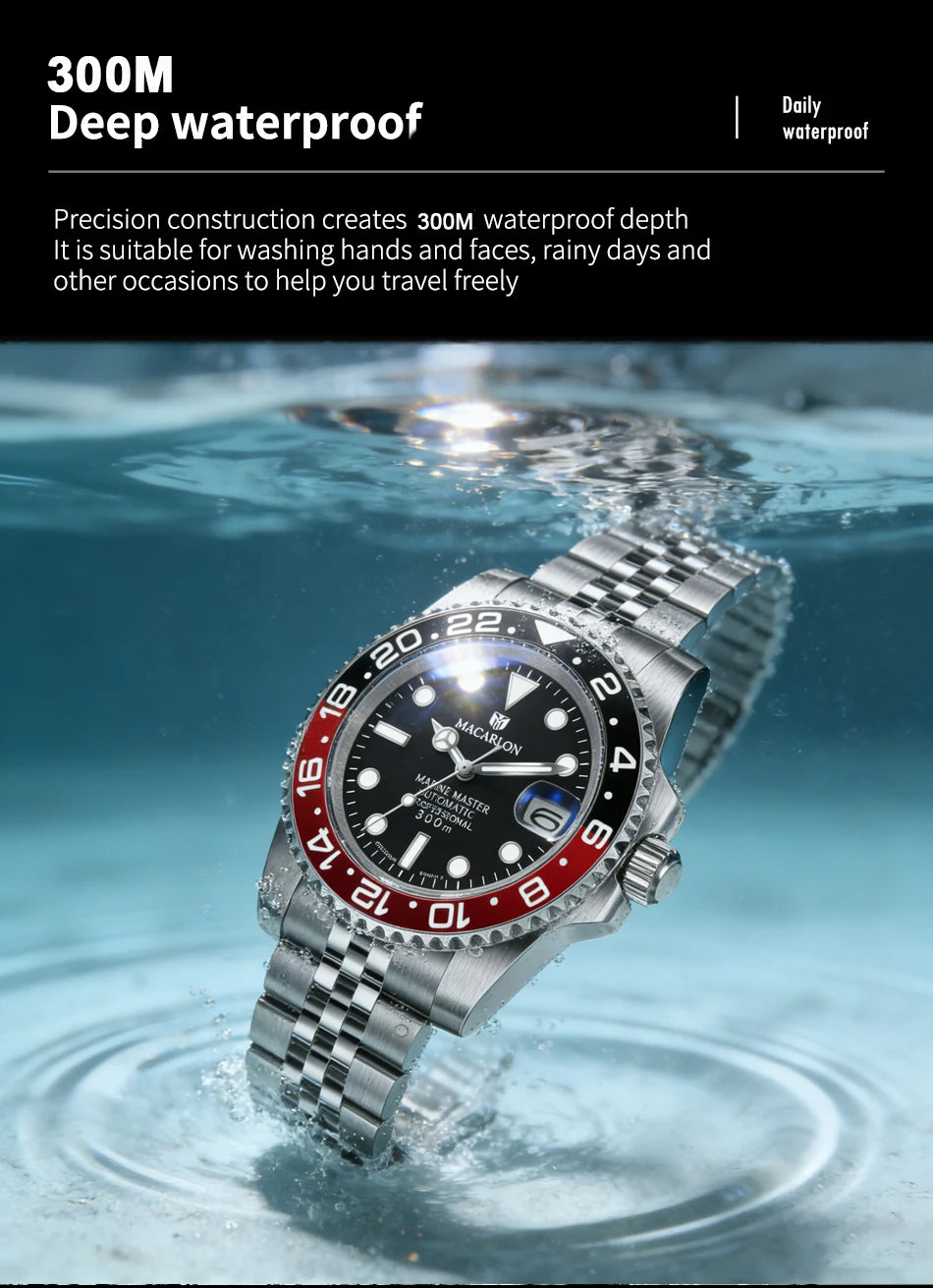 2026 NEW MACARLON Design 41MM Luxury Machinery watch Men sapphire glass Stainless Steel Waterproof Automatic Mechanical Watch