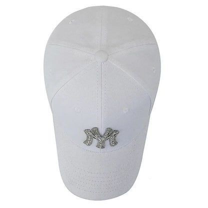 MY kšiltovka s kamínky pro ženy na jaro a podzim, ležérní streetwearová venkovní kšiltovka s kachním kšiltem, módní univerzální baseballová čepice proti slunci