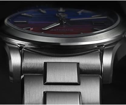 San Martin 39mm Miyota 9015 Turbine Guilloche MOP Dial Men Luxury Watch Automatic 3H Date Quick Adjust BGW-X1 Luminous SN0150-1