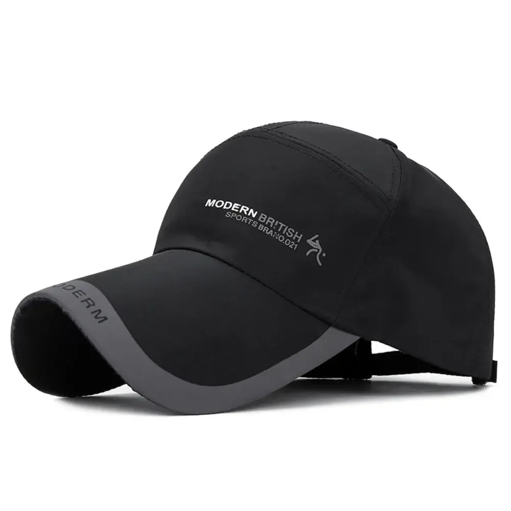 Quick Dry Sports Cap Baseball Cap Solid Color Sun Hat Outdoor Golf Fishing Hats Hat Casual Fashion For Men Women Adjustable