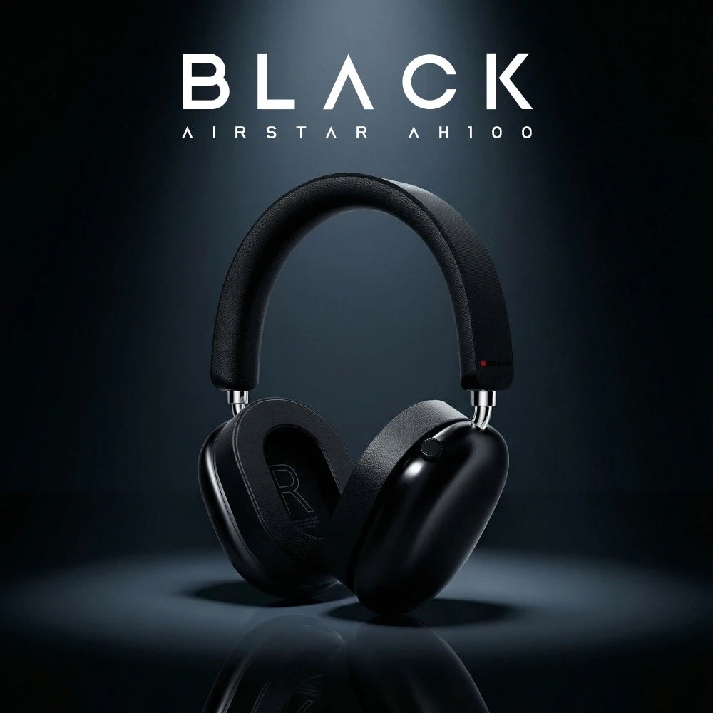 Casque audio Monster AH100 ANC circum-auriculaire Bluetooth 6.0 -45dB avec réduction active du bruit, écouteurs stéréo haute fidélité, filaire/sans fil