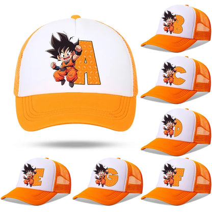 Dragons Ball Baseball Cap Cartoon Anime Figure Goku Printed Hat Athleisure Adjustable Hats Sport Casual Fashion Birthday Gift