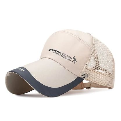 Quick Dry Sports Cap Baseball Cap Solid Color Sun Hat Outdoor Golf Fishing Hats Hat Casual Fashion For Men Women Adjustable