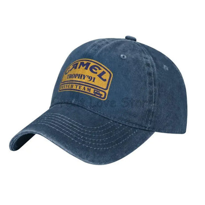 Camel Trophy 91 Cowboy Hat Retro Adjustable Washed Cotton Golf Hat Summer Vintage Sun Visors Baseball Caps