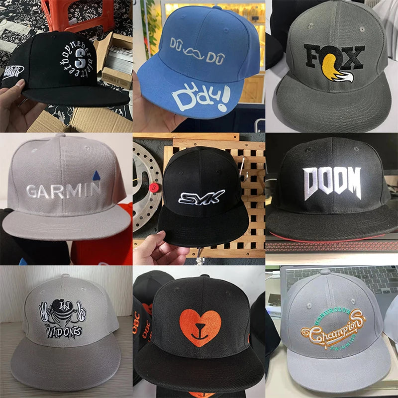 Custom Logo Baseball Caps for Men Women Personalized Logo Design Sorority Cap Embroidery Monogram Baseball Caps Hip Hop Hats