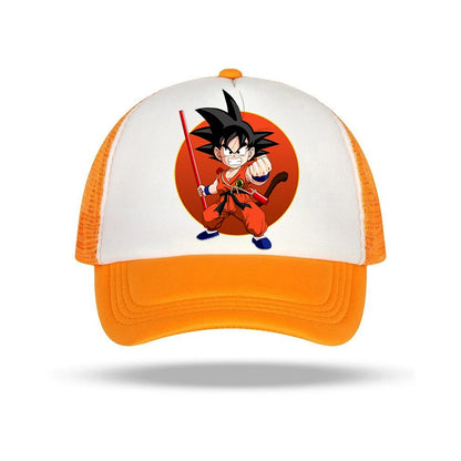 Dragon Ball-baseballkasketter med anime-figurer, solhat til børn og voksne, sommerhatte, åndbare, afslappede hatte, justerbare kasketter med skygge, gaver