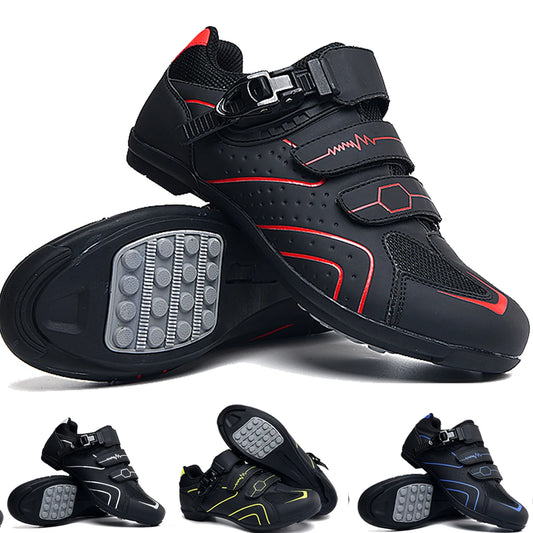 Herren-Radsport-Sneaker mit Schuhplatten, schnelle Radsportschuhe für Damen, Radsportschuhe mit Gummisohle