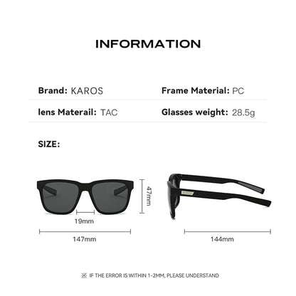 KAROS Polarized Sunglasses Female Cycling Camping Hiking Fishing Classic Sun Glasses UV400 Eyewear Shades For Women YZ2013