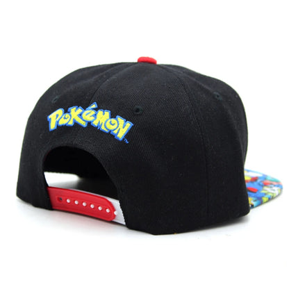 Pokemon Baseball Cap Pikachu Hat Pokemon Cosplay Hip Hop Cap for Girl Boy Children kids Anime Figures Toy Gift Cartoon Hat