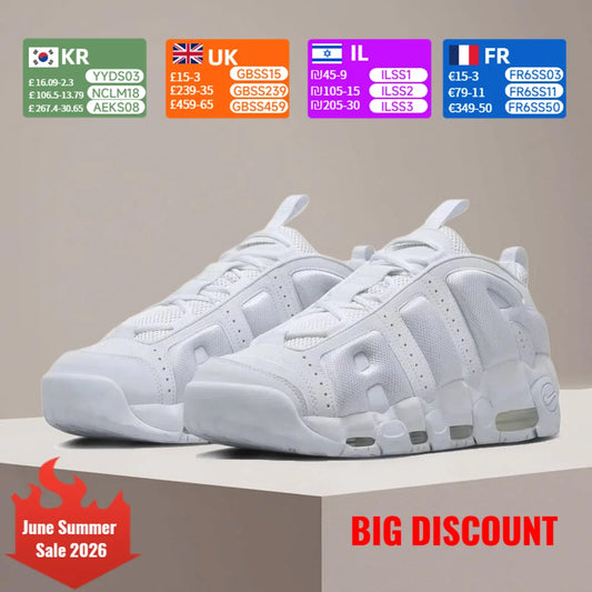 Nike AIR MORE UPTEMPO muške amortizirane svestrane tenisice za trčanje, elegantne, udobne i otporne na klizanje, FZ3055-100