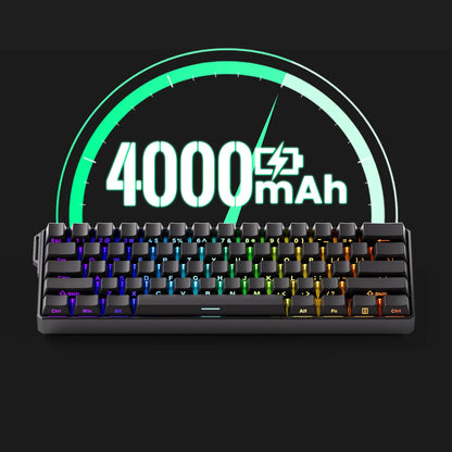 Teclado gaming mecánico Akko MonsGeek FUN60 Ultra con interruptores magnéticos 60%, Rapid Trigger, 8K HE/TMR, teclado gamer personalizado de aluminio