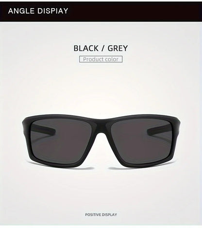 New Polarized Sports Sunglasses for Men, High-Quality TAC Lens Frame, Full Rim, UV Protection, Alloy Decorative, for Climbing