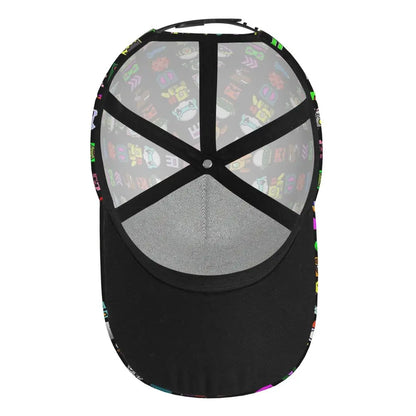 Geometry Dash Mesh Baseball Caps Snapback Fashion Baseball Hats Breathable Casual Casquette Outdoor For Men's And Women's