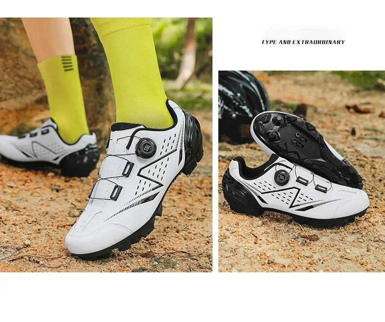 Professional Men Mtb Cycling Shoes White Racing Self-Locking 2024 Speed Road SPD Bicycle Sneakers New Women Flats Cleats Shoes