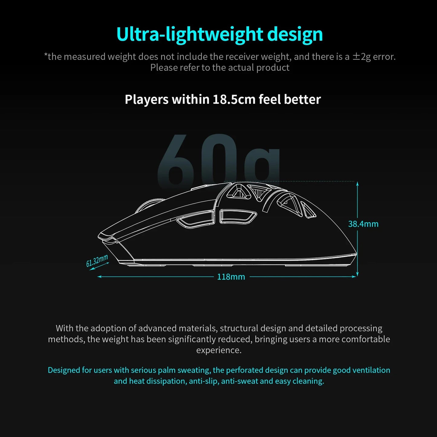 RAWM SL01C Wireless Lightweight Gaming Bluetooth Mouse Tri-Mode E-sports Gamer Mini Hollow PAW3311 PC Laptop Office Accessories