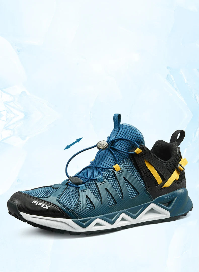 RAX Nieuwe heren- en dameszomerwandelschoenen, ademende Upstream-schoenen, trekkingschoenen, waterschoenen, outdoor-, vis- en kampeerschoenen, sneakers voor heren