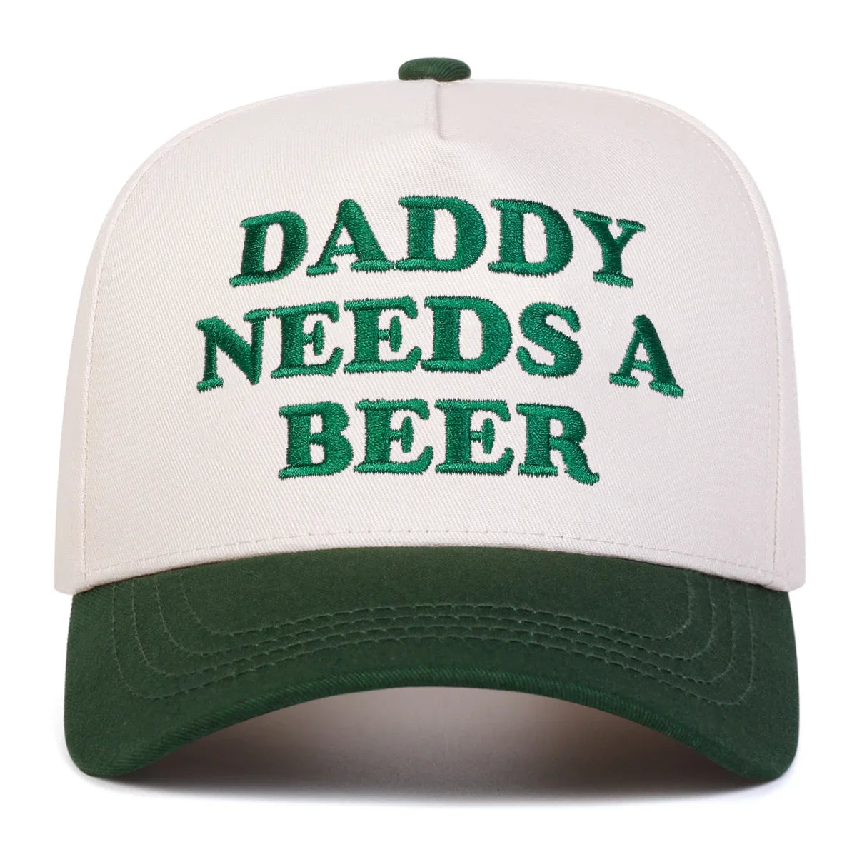 Czapki z daszkiem unisex z haftem „DADDY NEEDS A BEER” – wiosna, jesień, na świeżym powietrzu, regulowane, codzienne, czapki chroniące przed słońcem, czapki sportowe