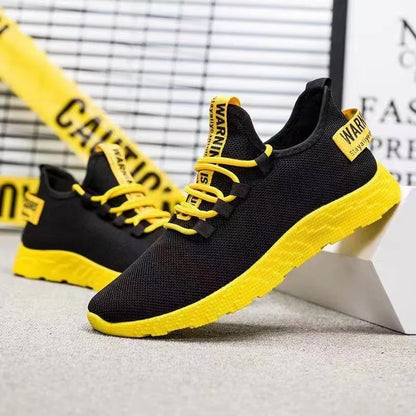 Heren sneakers, casual, lichtgewicht sportschoenen van mesh, zomers, voor heren, outdoor, zachte zool, ademend, comfortabel, modieus, trendy hardloopschoen