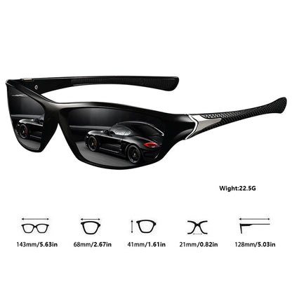 8PCS Fashion Vintage Driving Fishing Cycling  Eyewear Sports Sunglasses Men Women Running Mountaineering Sport Sun Glasses
