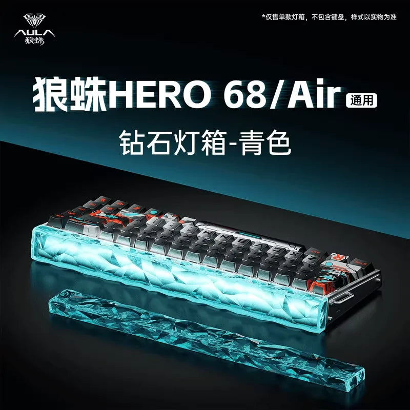 Nuevo AULA HERO 68HE/ULTRA Kits sticker: teclado gaming con interruptores magnéticos y accesorios para teclado mecánico personalizado con cable para e-sport
