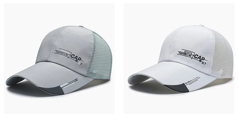 Sombrero de pescador de malla transpirable, informal, de secado rápido y de estilo coreano para hombre, ideal para el verano