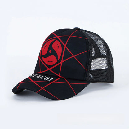 Breathable Mesh Caps Anime Manga Motifs Naruto Luffy Demon Slayer Unisex Summer Fashion Baseball Caps Protection Hats