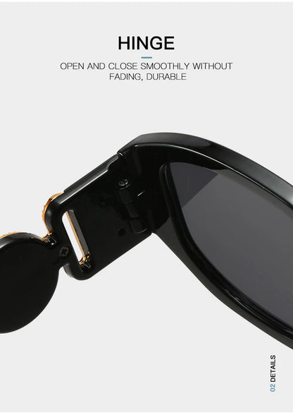 Vintage Square Luxury Small Frame Sunglasses Men Women Rectangle Brand Design Fashion Square Sun Glasses Shades Vintage Glasses