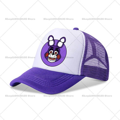 Five Nights At Freddys Baseball Cap for Kid Adult Caps FNAFS Anime Figure Peaked Hat Cotton Summer Hats Fashion Accessories Gift