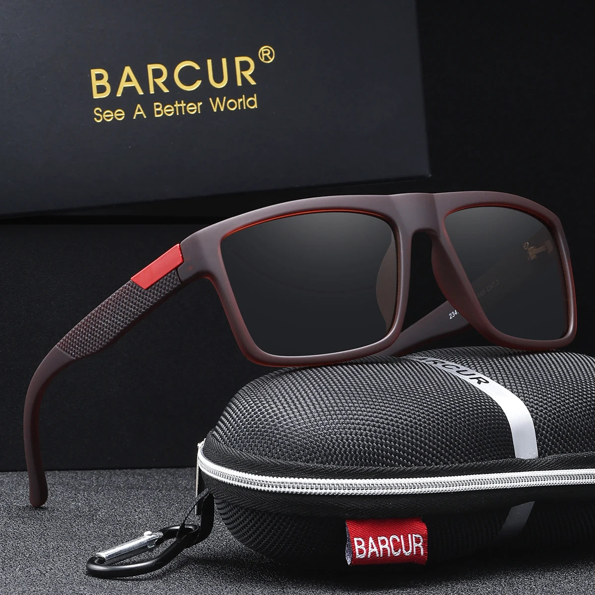 BARCUR Simple And Comfortable Business Style Sunglasses For Daily Travel, Uv Protection Brand Packaging