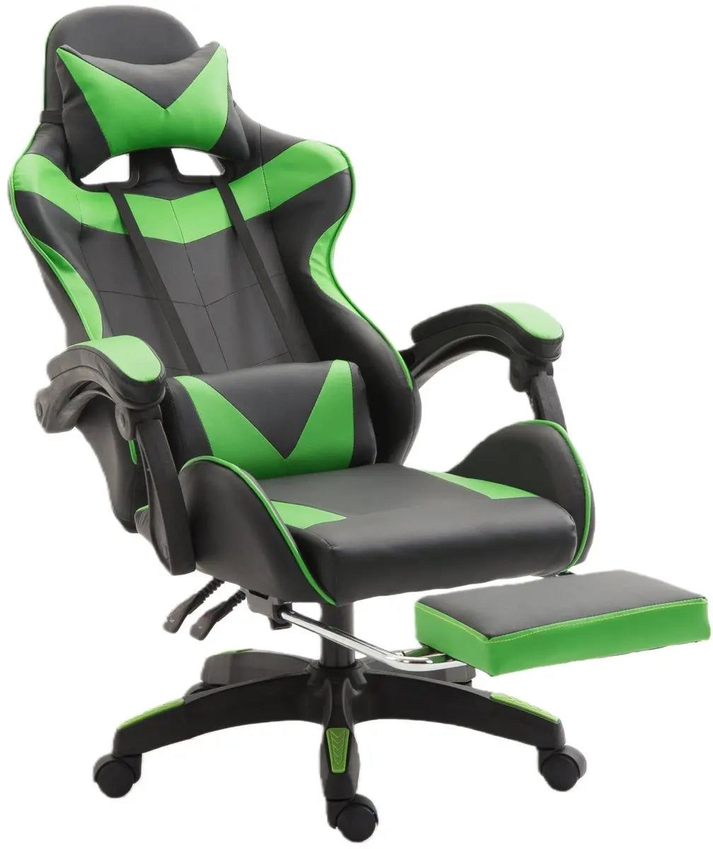 Cadeira gaming Poltrona gaming Cadeira de escritório ajustável em altura com função reclinável ajustável, orelhas de gato e almofadas
