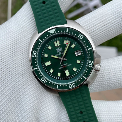 STEELDIVE SD1970 Automatic Mechanical Diver Watch Captain Willard NH35 Watches TURTLE Homage Water Resistant 200M Dive Watch Men