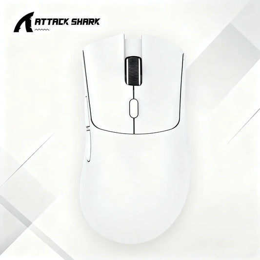 Attack Shark R1/X11 trojrežimová bezdrôtová herná myš 18K DPI PAW3311 Bluetooth/2.4GHz/káblové pripojenie, ľahká a programovateľná pre PC/notebook