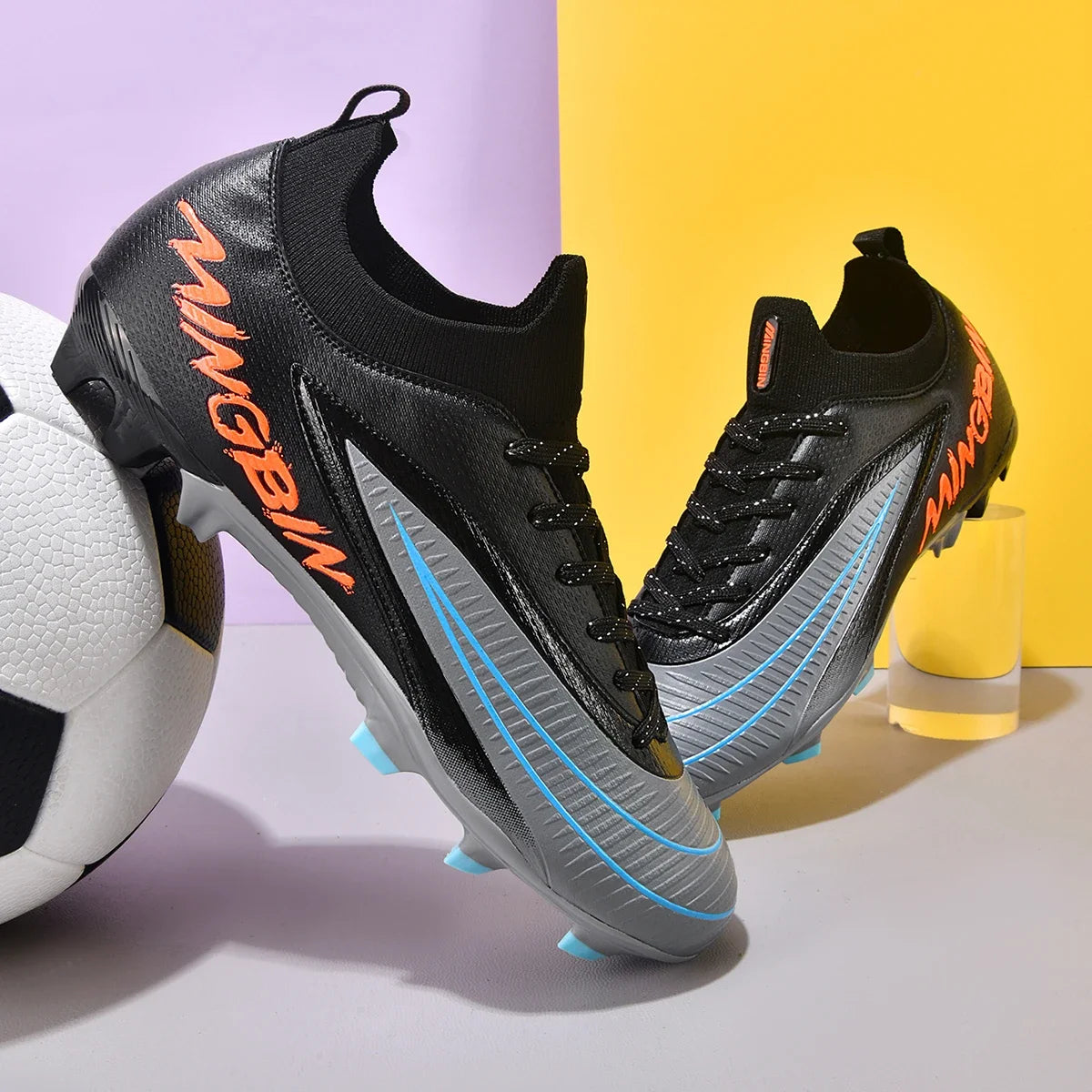 New Men Football Boots Cleats Sport Sport Adult Non-Slip Boys Sport Sport Outdoor Comfortable Ultralight Training Match Grass