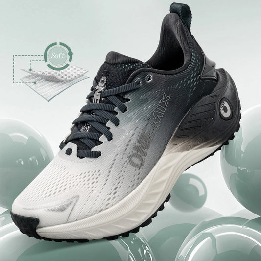 ONEMIX Chaussures de course décontractées Chaussures de jogging d'été respirantes Chaussures de sport légères pour homme Chaussures de sport pour femme Chaussures de sport amortissantes pour homme