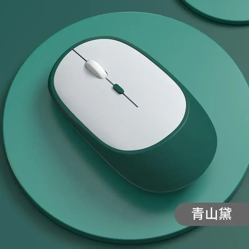 Bezdrátová myš Lenovo USB dobíjecí ergonomická s nastavitelným DPI, tichá kancelářská optická myš 2.4G Bluetooth pro hraní i kancelář