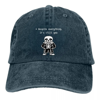 My Favorite People Asgore Undertale Lucky Gift baseballkasketter med skygge – meme-solhatte til mænd og kvinder