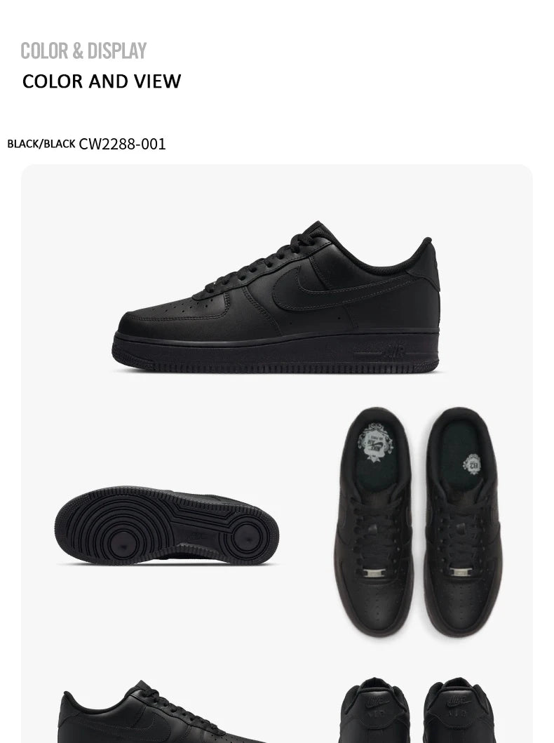 Originale Nike-sko til mænd og kvinder, nye AIR FORCE 1 skatersko, klassiske mode-AF1 fritidssko DD8959-100