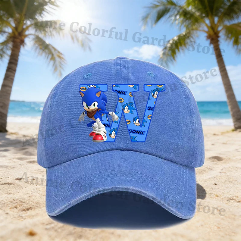 Anime Sonics Baseball Cap for Men Women Cartoon Fashion Peaked Caps Adults Summer Good-looking Sunscreen Hats Hip Hop Hat Gift