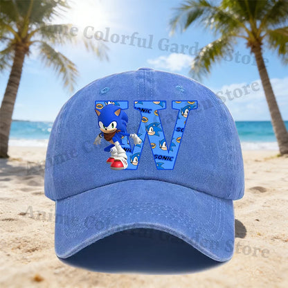 Anime Sonics Baseball Cap for Men Women Cartoon Fashion Peaked Caps Adults Summer Good-looking Sunscreen Hats Hip Hop Hat Gift