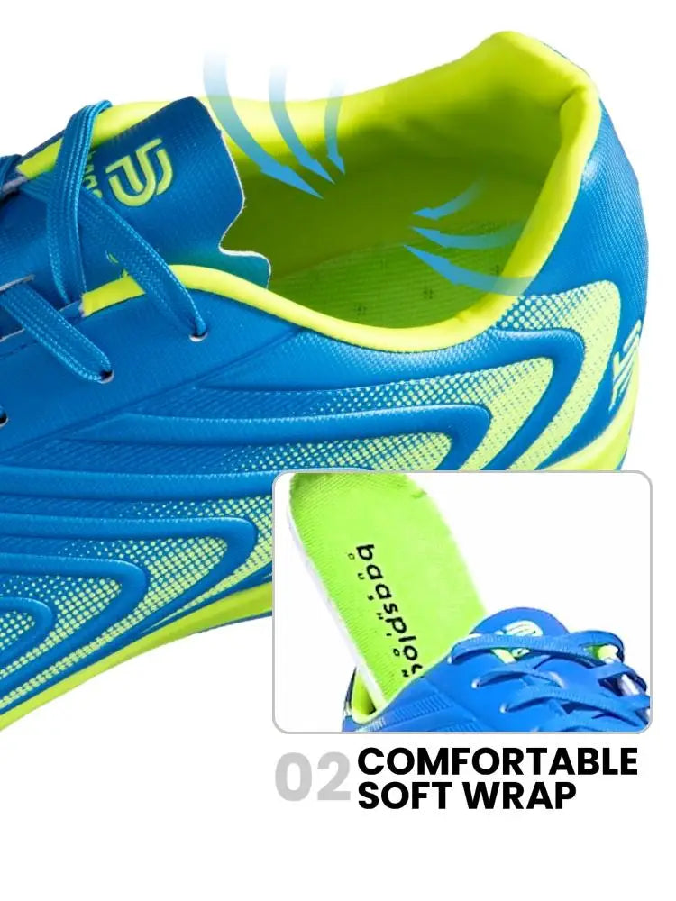 Baasploa Men Football Shoes New Arrival Comfort Lightweight Turf Training Soccer Shoes Professional Male Soft Sneakers Non-Slip