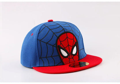 Anime Cartoon Spiderman Hats for Kids Toddler Baby Baseball Cap Spring Summer Children's Snapback Hip Hop Adjustable Caps