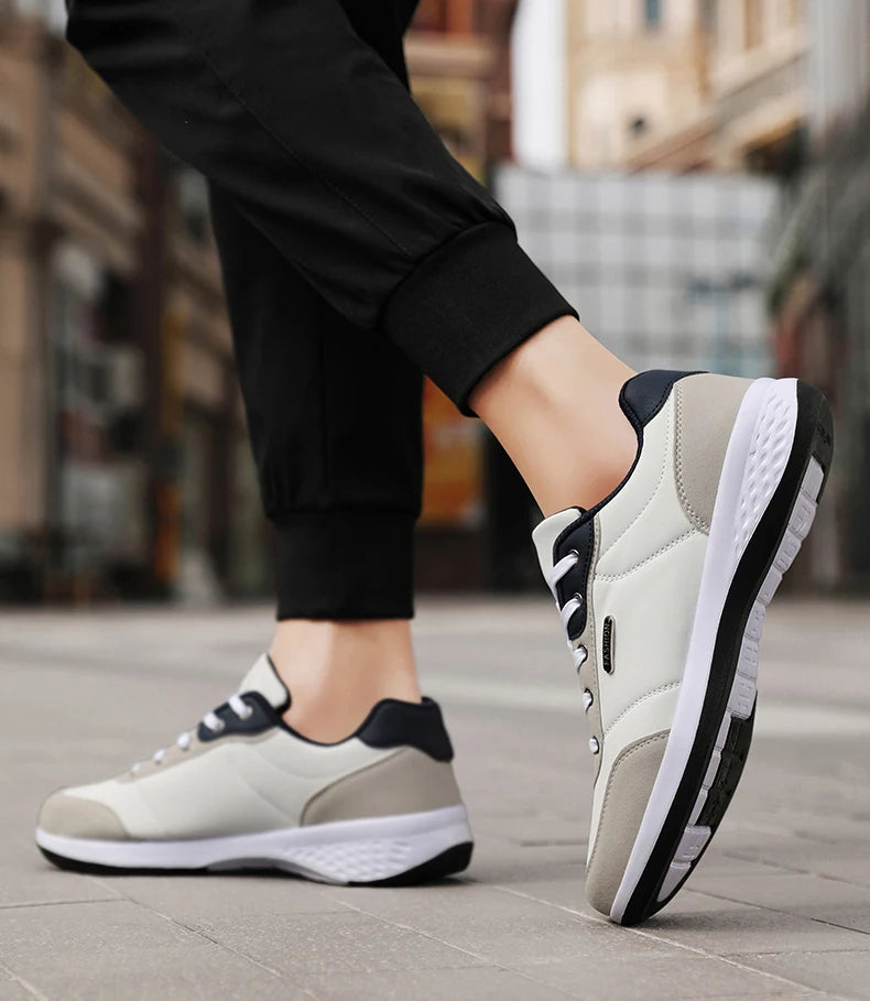 New Balan Men Leather Shoes Sneaker Trend Sport Shoes Breathable Men Sneakers Non-slip Footwear Holiday Shoes for Male